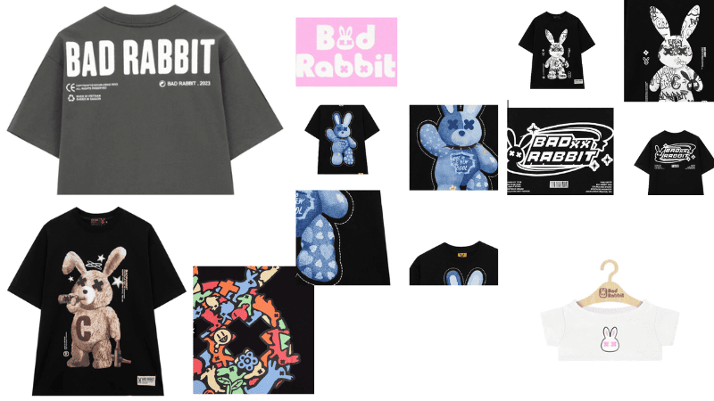 Những mẫu áo thun bad rabbit được ưa chuộng