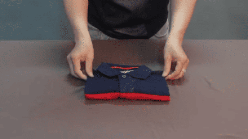 cách gấp áo phổ thông tại nhà