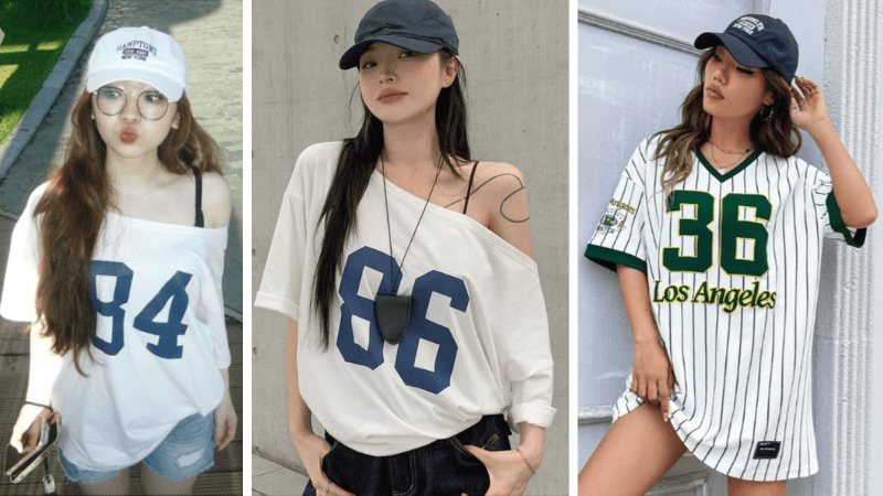 Form áo thun loose fit nữ