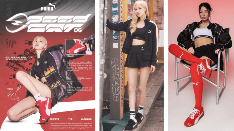 Thương hiệu áo thun Puma nổi tiếng bởi celeb Rose