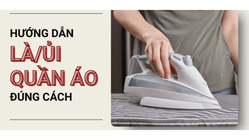 Ủi áo thun đúng cách bảo vệ chất liệu vải
