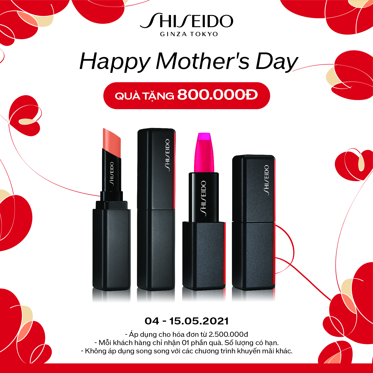 CÙNG SHISEIDO GỬI ĐẾN MẸ MÓN QUÀ YÊU THƯƠNG