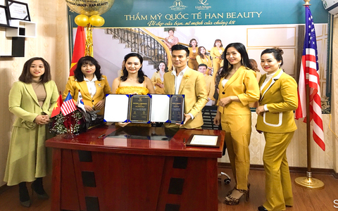Linh Nham Group ký kết hợp tác với Viện thẩm mỹ quốc tế Han Beauty - Cơ sở phân phối mỹ phẩm Linh Nhâm thứ 101