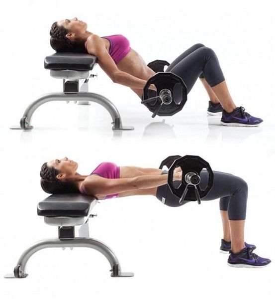 Hip Thrust là một trong các bài tập mông cho nữ tại phòng gym hiệu quả