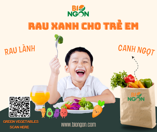 RAU XANH CHO TRẺ EM