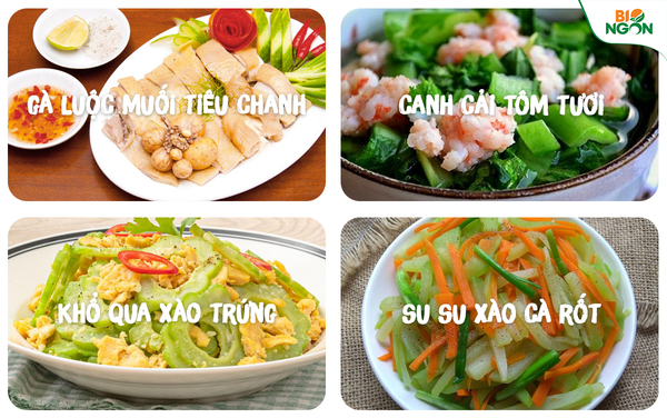 6 menu Các món ăn cơm hàng ngày nhìn là muốn vào bếp, cửa hàng rau củ online tphcm
