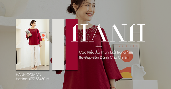 Các Kiểu Áo Thun Tuổi Trung Niên Rẻ-Đẹp-Bền Dành Cho Chị Em