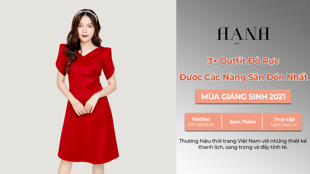 3+ Outfit Đỏ Rực Được Các Nàng Săn Đón Nhất Mùa Giáng Sinh 2021