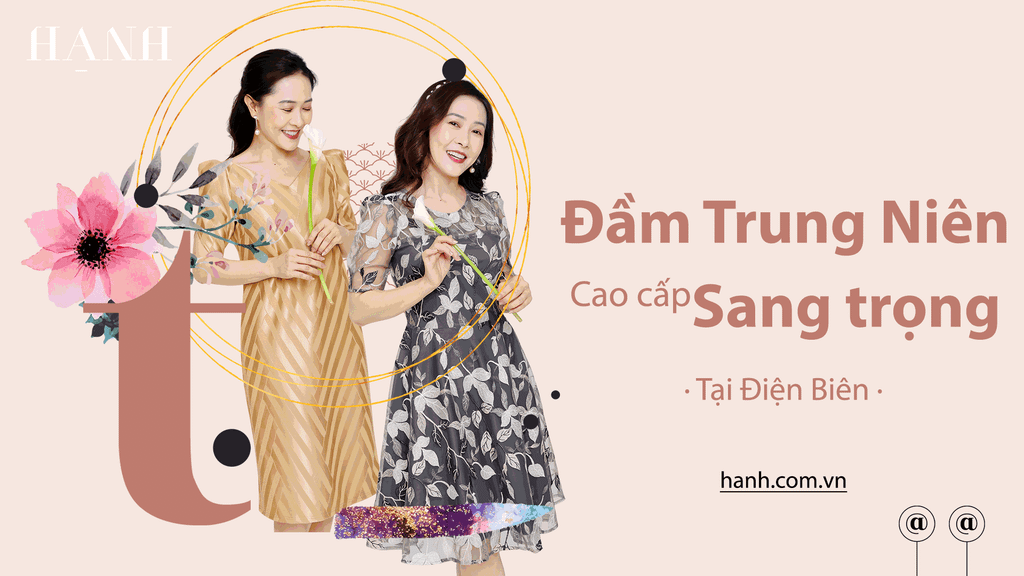 Shop Đầm Trung Niên Cao Cấp Sang Trọng Tại Điện Biên