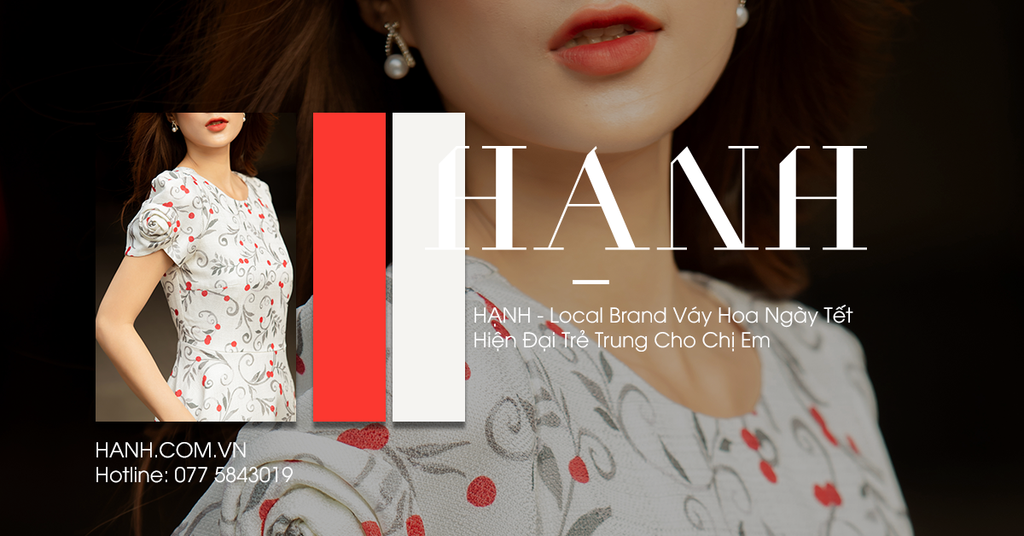 HẠNH - Local Brand Váy Hoa Ngày Tết Hiện Đại Trẻ Trung Cho Chị Em