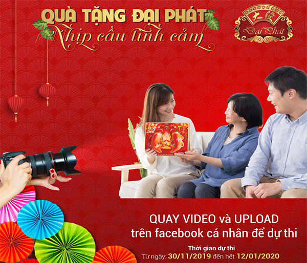 SÁNG TẠO VIDEO CÙNG “QUÀ TẶNG ĐẠI PHÁT – NHỊP CẦU TÌNH CẢM