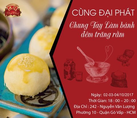 CÙNG ĐẠI PHÁT CHUNG TAY LÀM BÁNH ĐÊM TRUNG THU