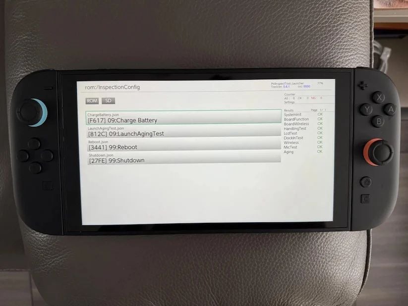 Đã phát hiện firmware gốc của Switch 2.