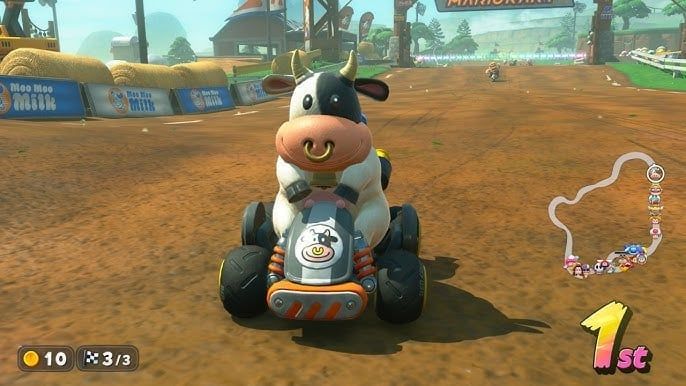 PETA đã gửi thư cho Nintendo yêu cầu loại bỏ khuyên mũi của Bò trong Mario Kart World.