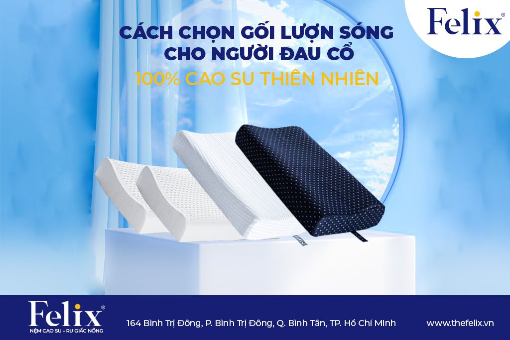 CÁCH CHỌN GỐI LƯỢN SÓNG CHO NGƯỜI ĐAU CỔ