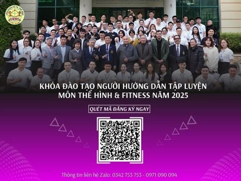 CHÍNH THỨC CHIÊU SINH KHÓA ĐÀO TẠO HUẤN LUYỆN VIÊN MÔN THỂ HÌNH & FITNESS CẤP II NĂM 2025