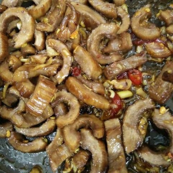 Cách Làm Bao Tử Cá Chẽm Xào Sả Ớt - Bao Tử Cá Sạch