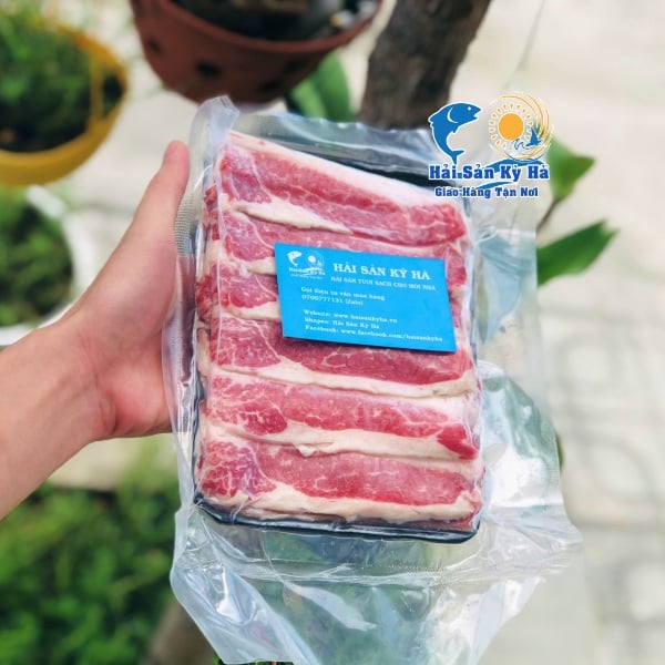 Mua Ba Chỉ Bò Mỹ Cắt Lát