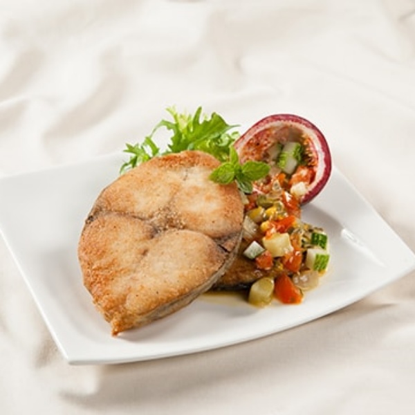 CÁ THU CHIÊN GIÒN XỐT CHANH DÂY