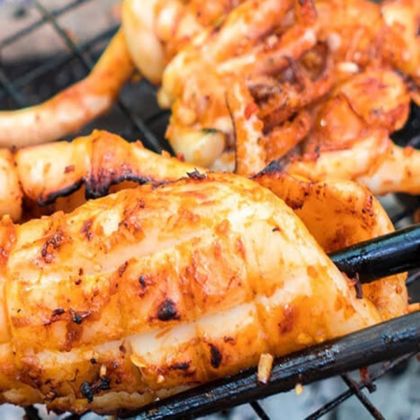 Cách Làm Mực Nang Khổng Lồ Nướng Sa Tế - Cao Cấp Như Nhà Hàng