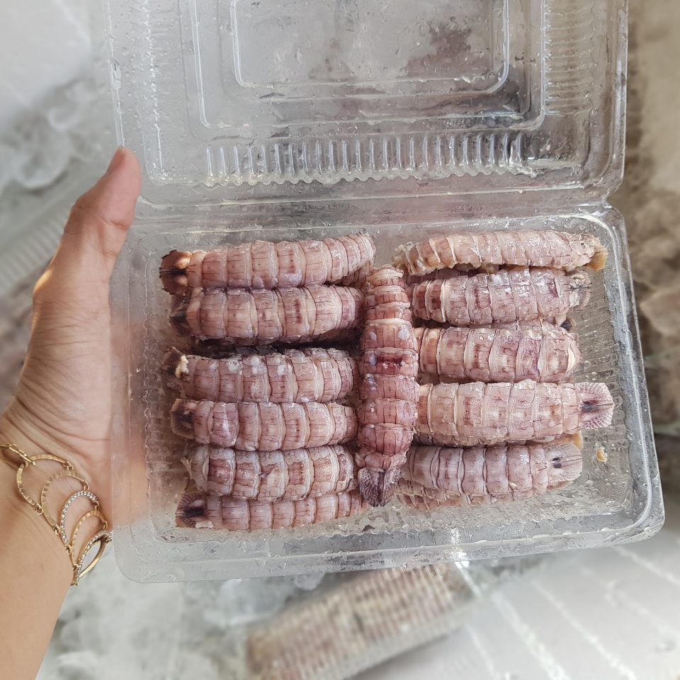 Thịt Tôm Tít Nấu Canh Rau Muống