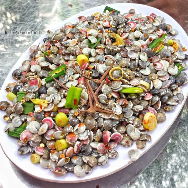 Ốc Ruốc Xào Tiêu, Xả Ớt