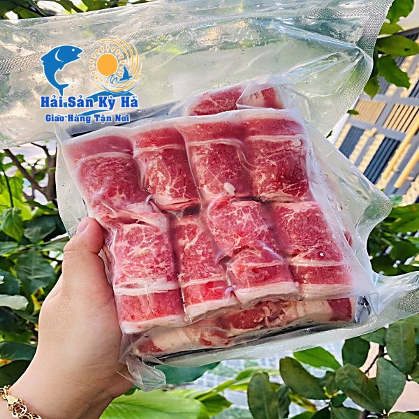 THỊT BA CHỈ BÒ MỸ THÁI CUỘN - 230K/1KG MÓN ĂN GIỚI THƯỢNG LƯU