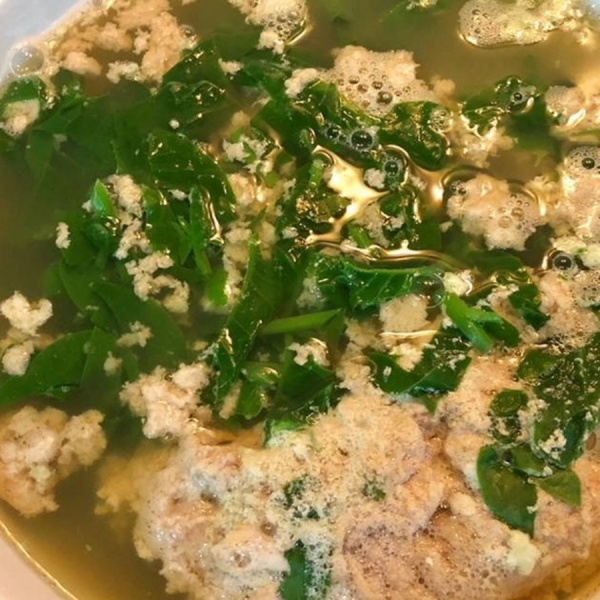 Cách làm Món Canh Thịt Ghẹ Rau Muống