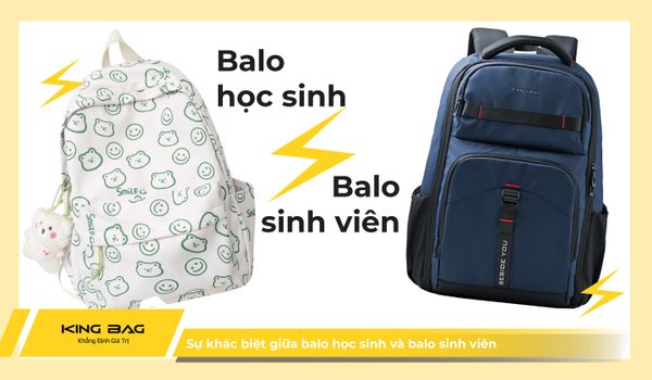 Sự khác biệt giữa balo học sinh và balo sinh viên
