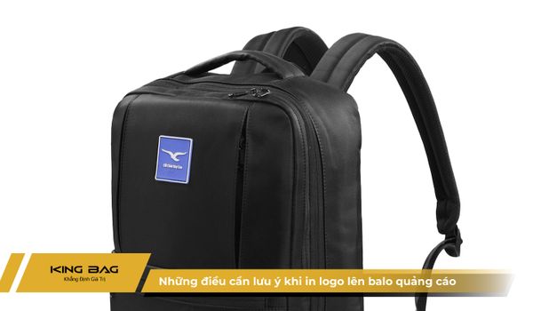 Những điều cần lưu ý khi in logo lên balo quảng cáo