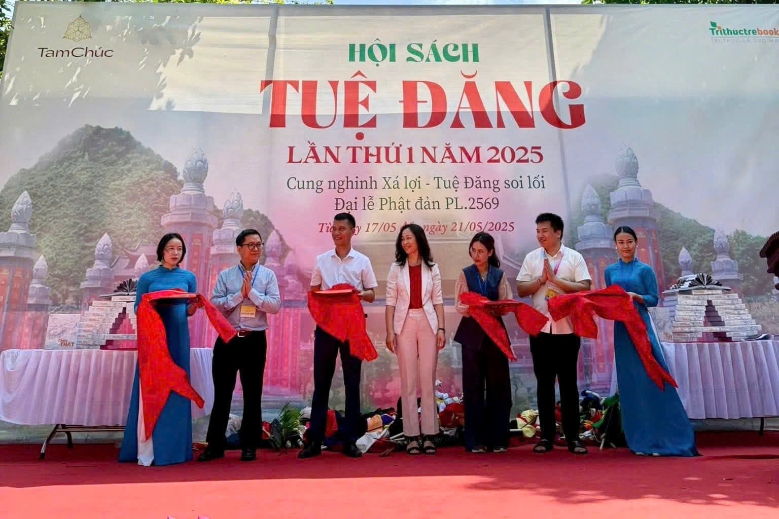 Hội sách Tuệ Đăng lần thứ nhất năm 2025: Giao hòa giữa văn hóa đọc và tinh thần Phật giáo