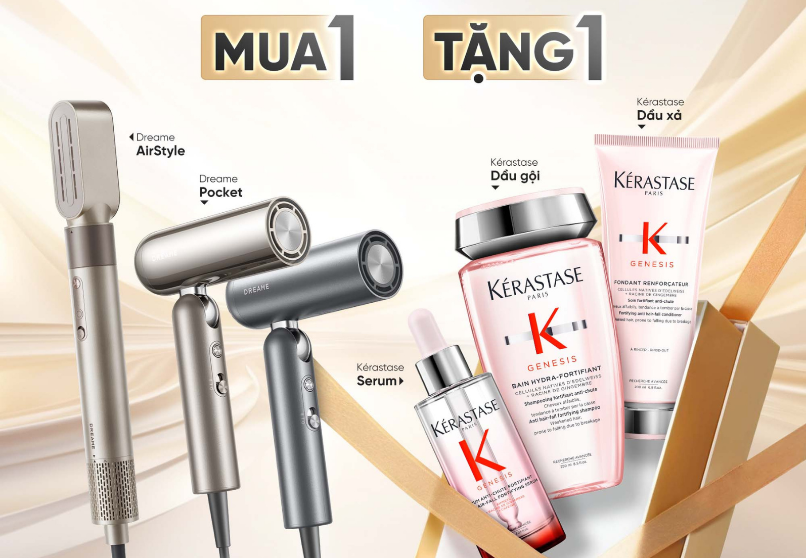 Hợp tác liên thương hiệu đột phá - DREAME X KÉRASTASE