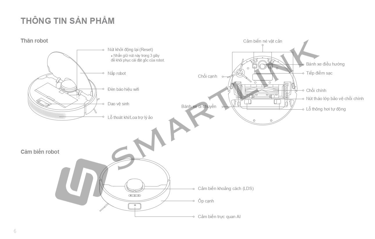 Robot hút bụi lau sàn tự làm sạch Dreame D10s Plus 177