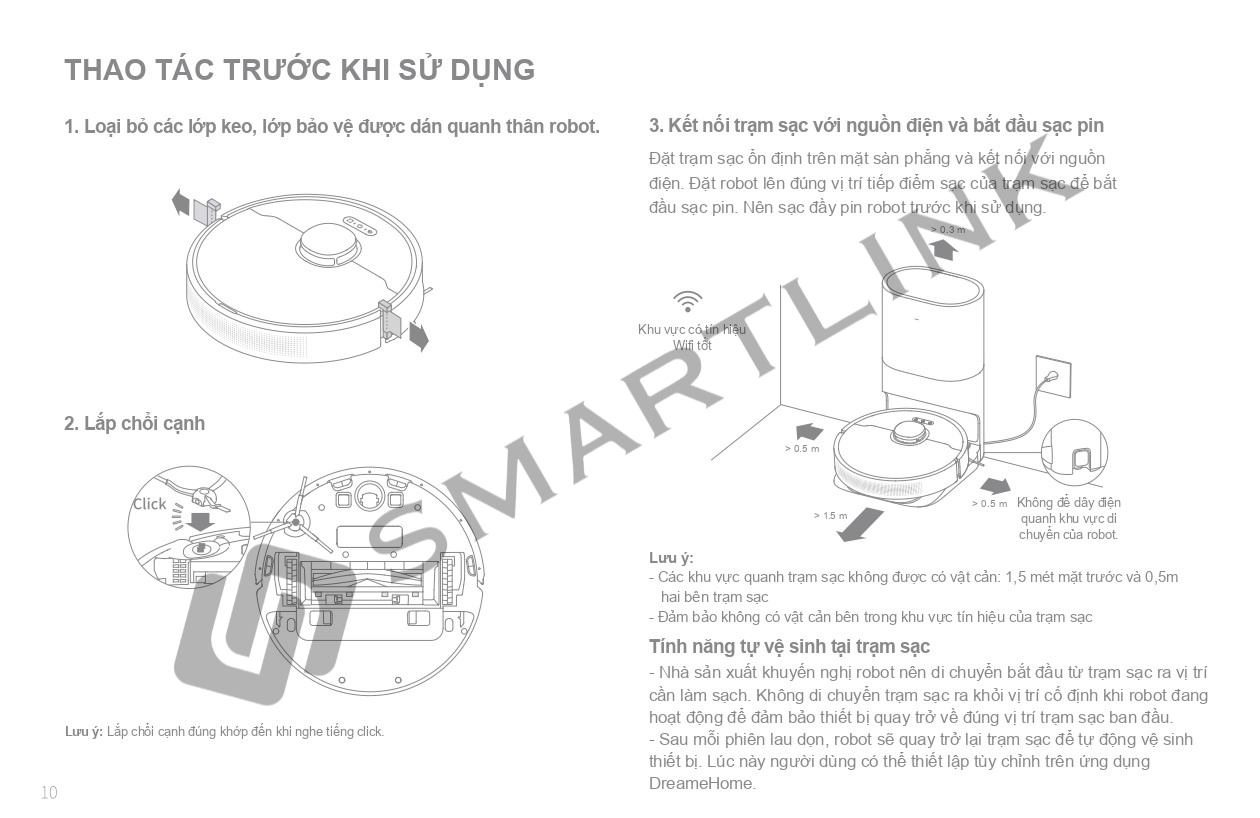 Robot hút bụi lau sàn tự làm sạch Dreame D10s Plus 181