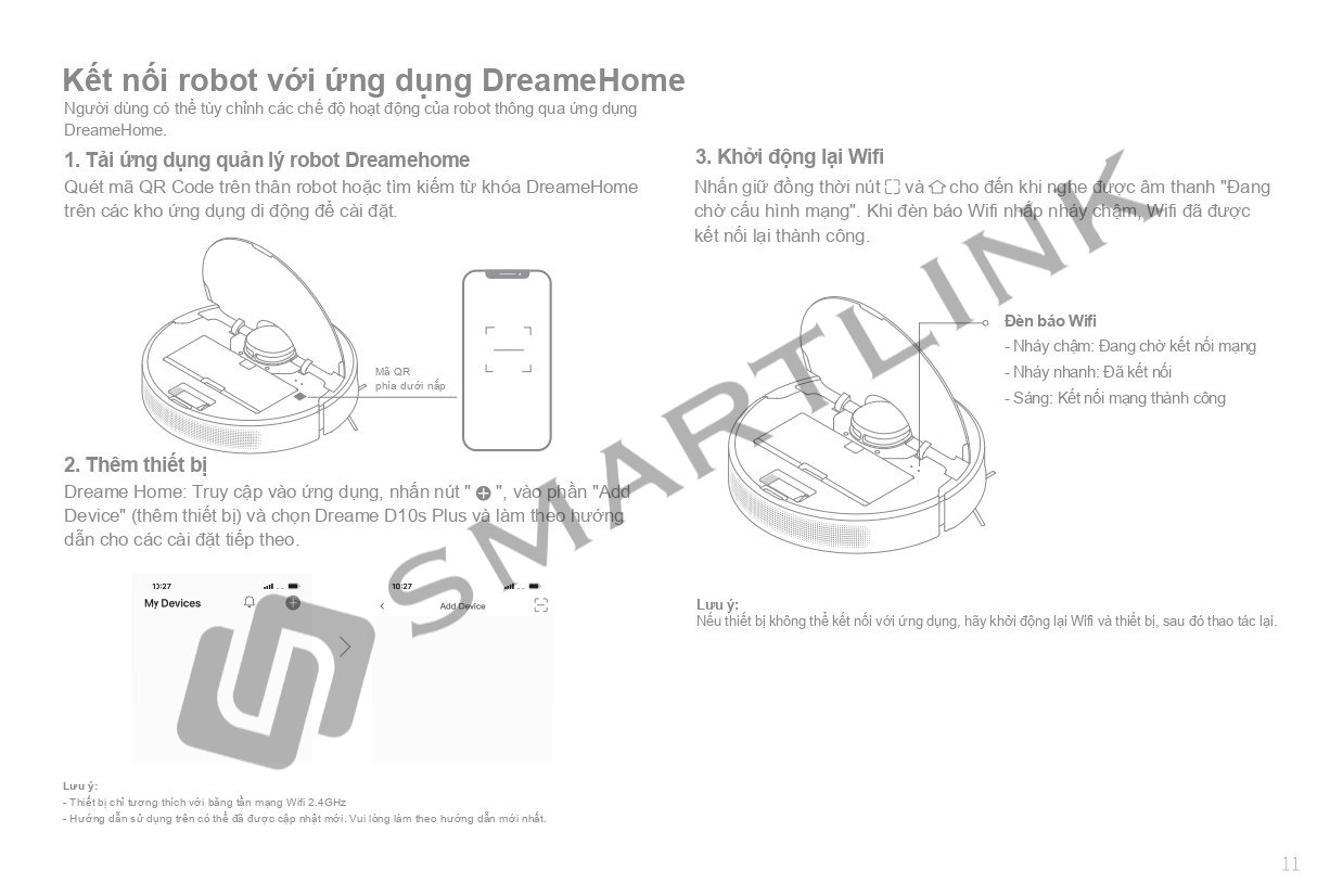 Robot hút bụi lau sàn tự làm sạch Dreame D10s Plus 28