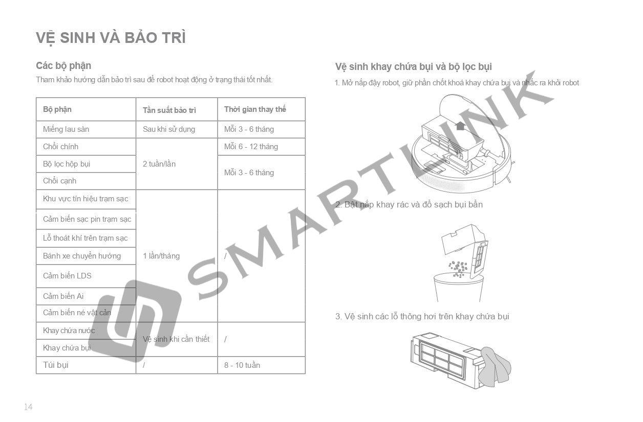 Robot hút bụi lau sàn tự làm sạch Dreame D10s Plus 31