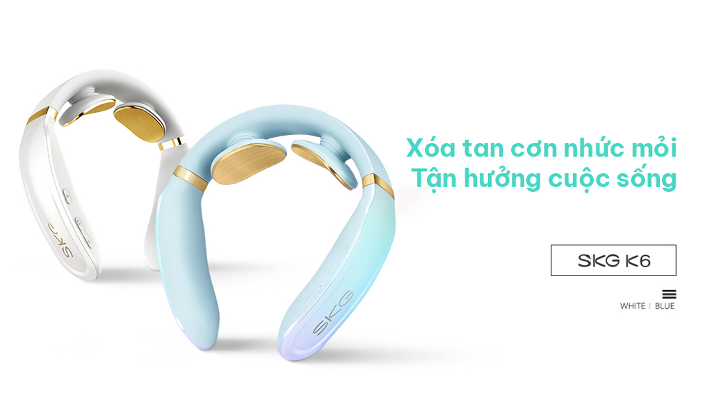 Trải nghiệm thư giãn hoàn hảo với máy massage SKG K6E