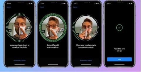 Hướng dẫn mở khoá iPhone bằng Face ID khi đang đeo khẩu trang