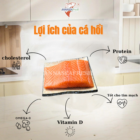 Lợi ích sức khỏe của cá hồi đối với cơ thể
