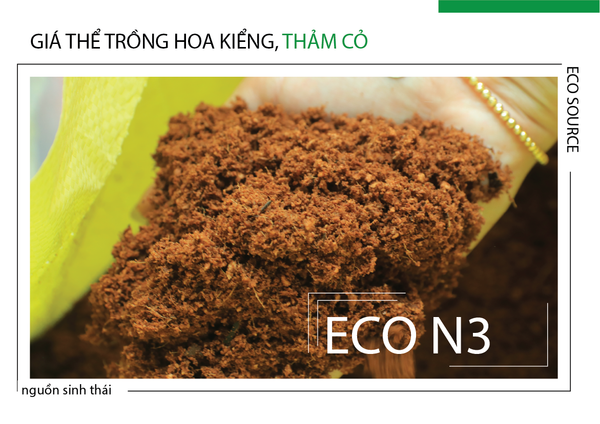 Eco N3 – Giá Thể Giàu Dinh Dưỡng Nhả Chậm - Đất Sạch Trồng Hoa, Các Loại Hoa Kiểng Và Thảm Cỏ