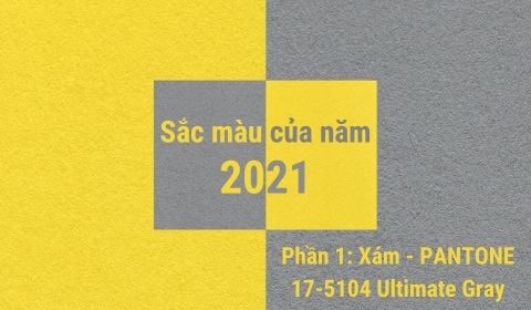 Màu sắc của năm 2021 - Phần 1: Xám - PANTONE 17-5104 Ultimate Gray