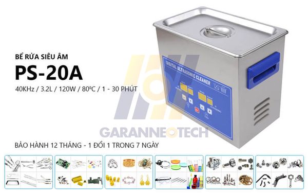 Máy rửa siêu âm mini Nion PS-20A