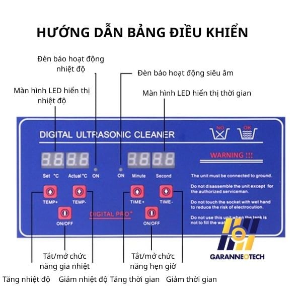 Bể rửa siêu âm, máy rung JPS10A-100A
