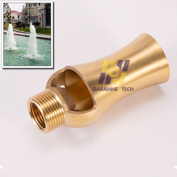 Đầu Phun Nước Nghệ Thuật Tạo Hình Cây Thông Bằng Đồng Ren Ngoài DN20 (3/4 Inch)