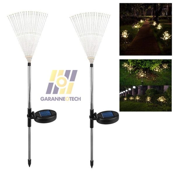 Đèn Năng Lượng Mặt Trời Cắm Đất Hình Hoa Bồ Công Anh 120 Led