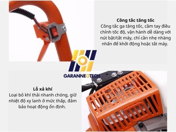 Đặc điểm máy khoan đất công suất 3600W