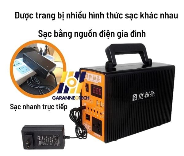 Các cách sạc máy phát điện