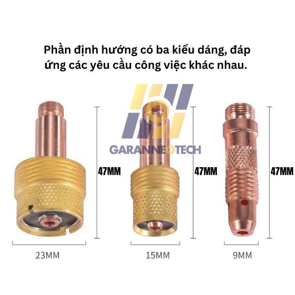 Bộ phụ kiện của súng hàn argon