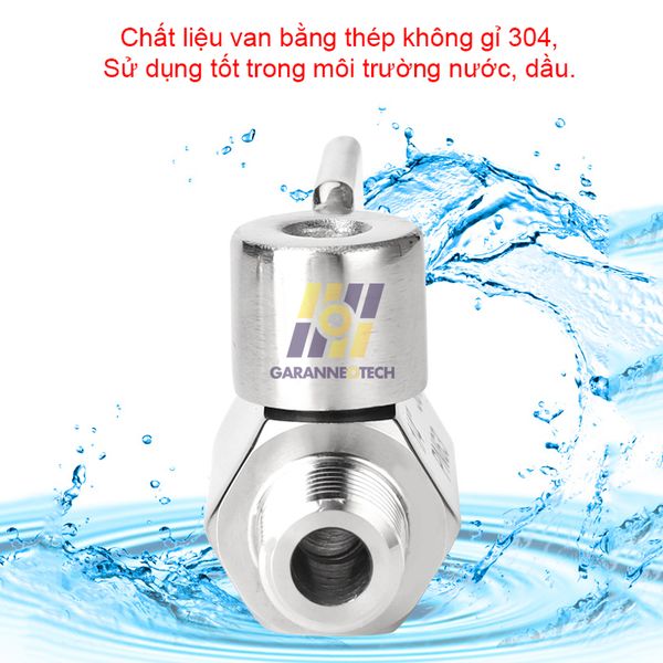 Van Cầu Mini Chất Liệu Thép Không Gỉ 304 Ren Trong Ren Ngoài Đủ Loại