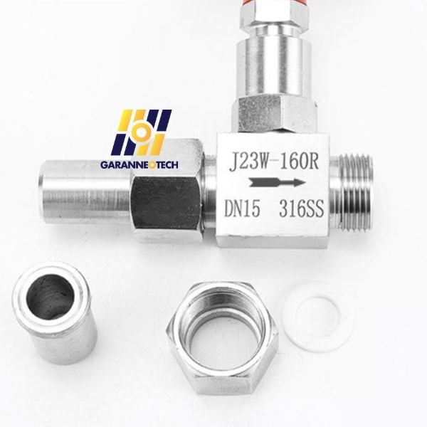 Van kim hàn ren ngoài thép không gỉ